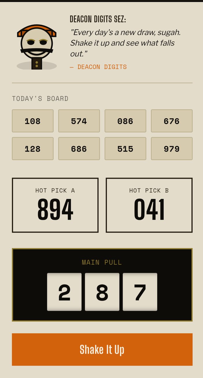 Deacon Digits screenshot